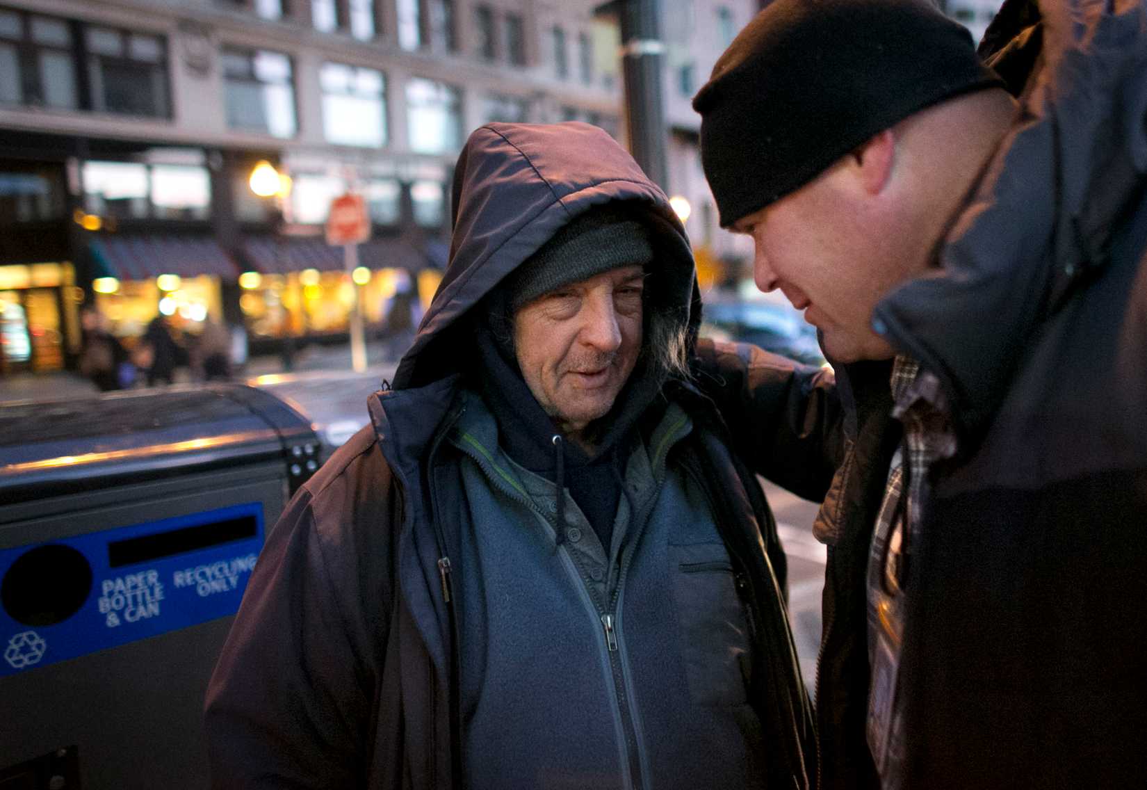Former homeless U.S. Navy veteran